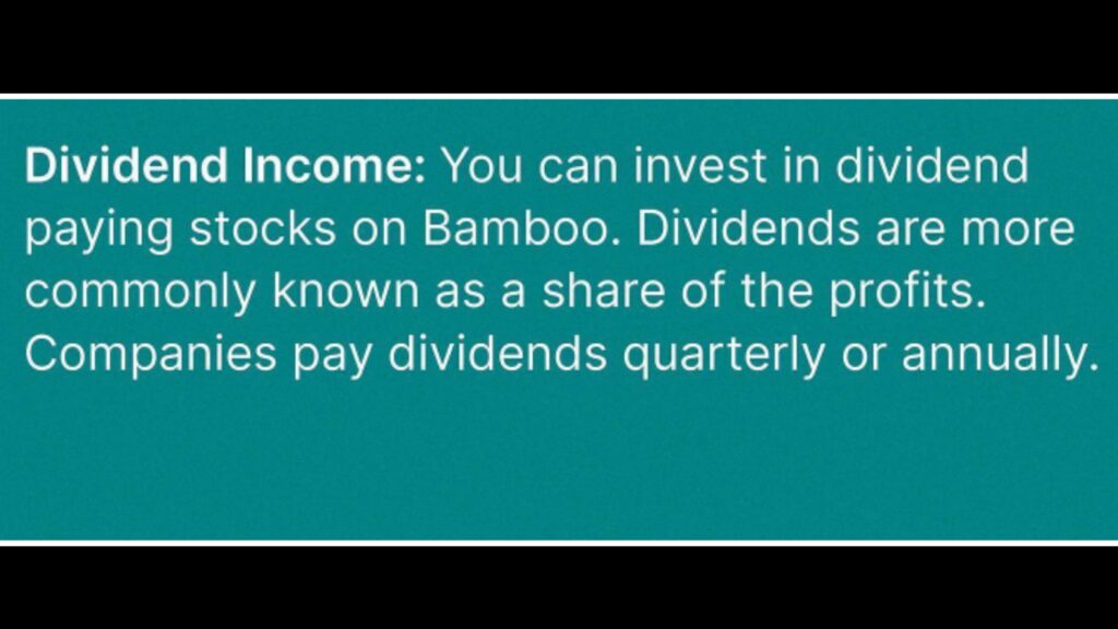 Dividend shares explanation