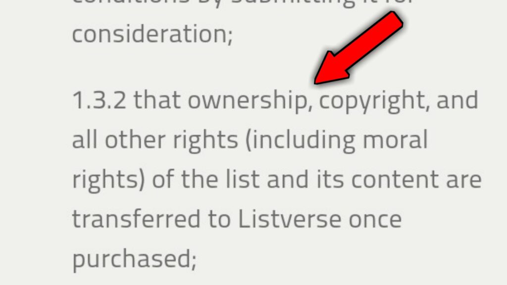List verse retains ownership of your article.
