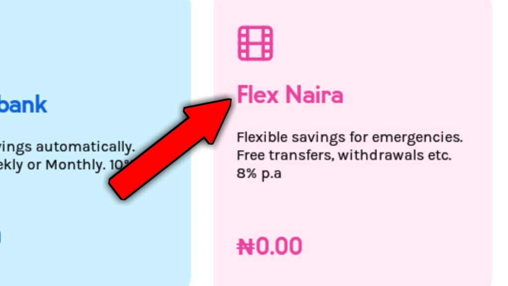 Flex naira feature