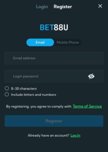 bet88u.com registration form